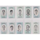 Cigarette cards, Cope's Noted Footballers (Clips, 282 Subjects), 20 cards, nos 131, 135, 144, 147,