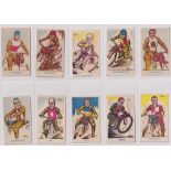 Trade cards, Donaldson's, Sports Favourites, Speedway Riders, 64 cards (fair/vg)