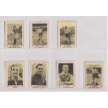 Trade cards, Wilkinson, Popular Footballers, 'M' size, 7 cards, nos 2 Pearson Man Utd, 4 Steel