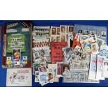 Football, Scrapbook, a large ledger packed with newspaper & magazine cuttings & pictures, mostly