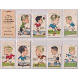 Trade cards, Sunday Empire News, Famous Footballers of Today (Durling) (set, 48 cards plus cover) (