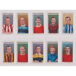 Cigarette cards, Ogden's, Famous Footballers, inc. Meredith, Manchester United (set, 50 cards) (vg)