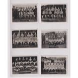 Cigarette cards, Ardath, Photocards 'A' (Lancashire Football Teams) inc. Manchester United,