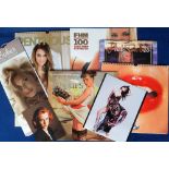 Glamour, 6 x modern calendars (Penthouse, Retro Pin Ups, FHM x 2, Hot Babes), together with 2 signed