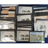 Stamps, Box of GB miniature sheets, MS1058 x 80, MS1099 x 17, MS1409 x 10, MS1444 x 10 and MS1501