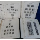 Albums, 3 Lighthouse albums and loose GB hingeless pages 1957-1999 including definitives and