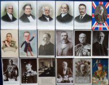 Postcards, Politicians, Generals & Presidents, Tucks Presidents 2328 (5), Prime Ministers, MP’s,