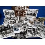 Transport Photographs, approx. 120 b/w photographs showing Land Rovers, pleasure craft, trawler,