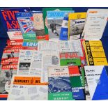 Football programmes, a collection of approx 110 1960's programmes inc. FA Cup Finals 1962, 68 &