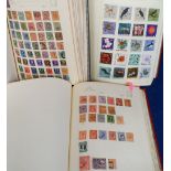 Stamps, collection of GB and world stamps, including Poland, Portugal, Mexico and Italy, housed in 3