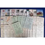 Horse Racing, Racecards, Doncaster, a collection of 45+ racecards, mostly 1950's & 60's (most with