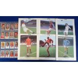 Cigarette & trade cards, Football, Hill's Famous Footballers (Additional, 51-75), (set, 25 cards),