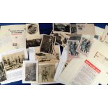 Germany WW2, a collection of items to include a series of photographs taken immediately after