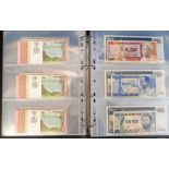 World Bank Notes, an album of 230+ modern notes to include Zambia, Malawi, Venezuela, Indonesia,