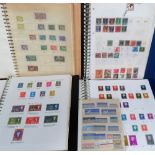 Stamps, all world collection in 5 albums including commonwealth collection, commonwealth Christmas