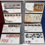 Stamps, collection of GB first day covers 2000-2010 housed in 4 Royal Mail albums