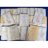 Horse Racing, Racecards, Irish Racing, a collection of approx 70 racecards, 1943 through to 1956,