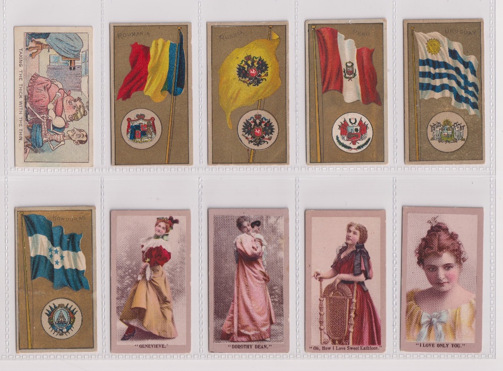 Cigarette cards, USA, a collection of 100 cards, mostly ATC issues but also including a few BAT, - Image 5 of 10