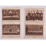 Trade cards, Pals, New Football Series, 24 teams all in uncut pairs, Arsenal/Celtic, Charlton/Hull