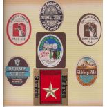 Beer labels, a selection of Shepherd Neame Ltd (7) , Shipstone's (2) & St Austell Brewery Co Ltd (