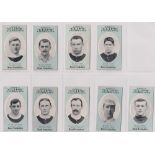 Cigarette cards, Cope's, Noted Footballers (Clips, 282 subjects), Woolwich Arsenal, 9 cards, nos