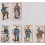 Cigarette cards, John Young & Sons Ltd, Russo Japanese Series, 6 cards, Russia Infantry Officer (