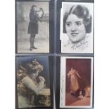 Postcards, Opera, an album containing 25+ cards inc. RP's, artist-drawn, adverts etc noted Caruso,