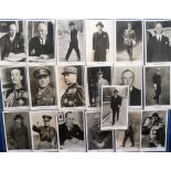 Postcards, a selection of 19 Tuck published WW2 leaders in the Real Photograph series Leaders