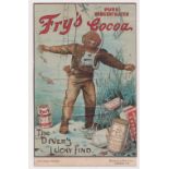 Postcard, Advertising, Fry’s, 'The Diver’s Lucky Find', by Barclay & Fry, (gd) (1)