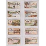 Cigarette cards, Faulkner's, Angling, (set, 25 cards) (vg)