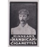 Cigarette card, Kinnear's, Australian Cricket Team, type card, C. McLeod (Victoria) (slight