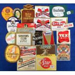 Beer labels, USA, a selection of 20 labels inc. Illinois, Ohio & Maryland, various shapes, sizes and