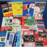 Football programmes, a collection of 30+ European matches inc. Finals & semi finals etc, noted