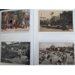 Postcards, a modern photo album containing approx 150 mixed cards, subject and topographical, inc.