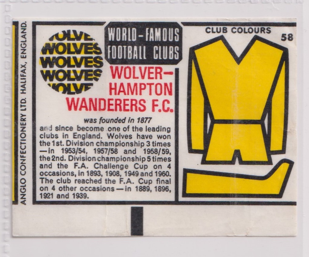 Trade cards, Anglo Confectionery, World-Famous Football Clubs (Wax issue) (37/72) includes West Ham, - Image 7 of 7