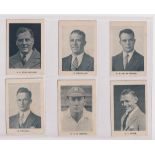 Cigarette cards, South Africa, Hartley's Tobacco Co, South Africa English Cricket Tour 1929, 6