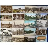 Postcards, South East England, a collection of approx 230 cards of Kent, Surrey & London, RP's &