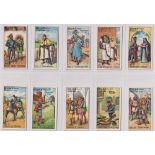 Trade cards, Denmark, Rich's Coffee, 'Riddertiden' (Medieval Times) (set, 25 cards) (some toning
