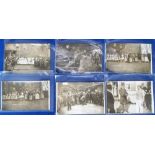 Photographs, Hungerford, Berkshire, 6 original photographs circa 1913 of Hocktide celebrations in