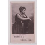 Cigarette card, Muratti, Actresses, Collotype, 'P' size, type card, Miss Ivanova (vg) (1)