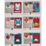 Trade cards, Anglo Confectionery, World-Famous Football Clubs (Wax issue) (37/72) includes West Ham,