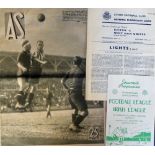 Football programmes, 2 programmes, Football League v Irish League, 20th Sept, 1948 played at Anfield