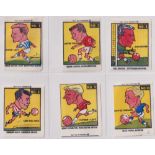 Trade cards, Webcosa, Footballers (Wax issue) (27/48) includes Bobby Charlton, Manchester United,