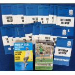 Football programmes, Tottenham Hotspur, 1970's home collection inc. League, FA Cup, Football