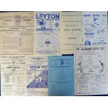 Football programmes, Ilford FC aways, 1956/7 (20), 13 Isthmian League away programmes inc. Wycombe