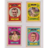 Trade cards, A&BC Gum, Cricketers, 1961 Test Series, (set, 48 cards) (vg)