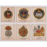 Tobacco silks, John Sinclair, Regimental Badges, 'L' size (set, 50 silks) (some light toning &