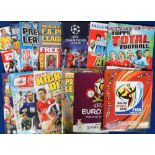 Trade cards, Football, a quantity of sticker albums, complete and part complete examples, mostly