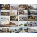 Postcards, a collection of approx. 130 cards of Sussex with RPs of The Priory Withdean struck by