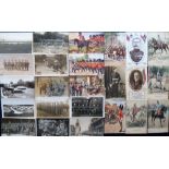 Postcards, Military, a collection of 58 cards, WW1 & pre 1914, Harry Payne (7), patriotic, war